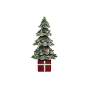 Heritage dekor fenyő hátulnézet – havas hatású részletek