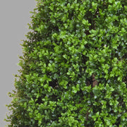 Élethű, UV-álló kialakítású, zöld színű buxus bokor műnövény