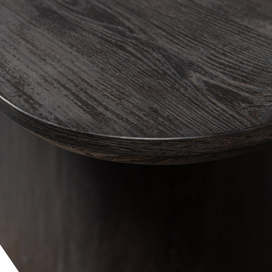 Kortárs stílusú, nagyméretű, sötétbarna színű, étkezőasztal