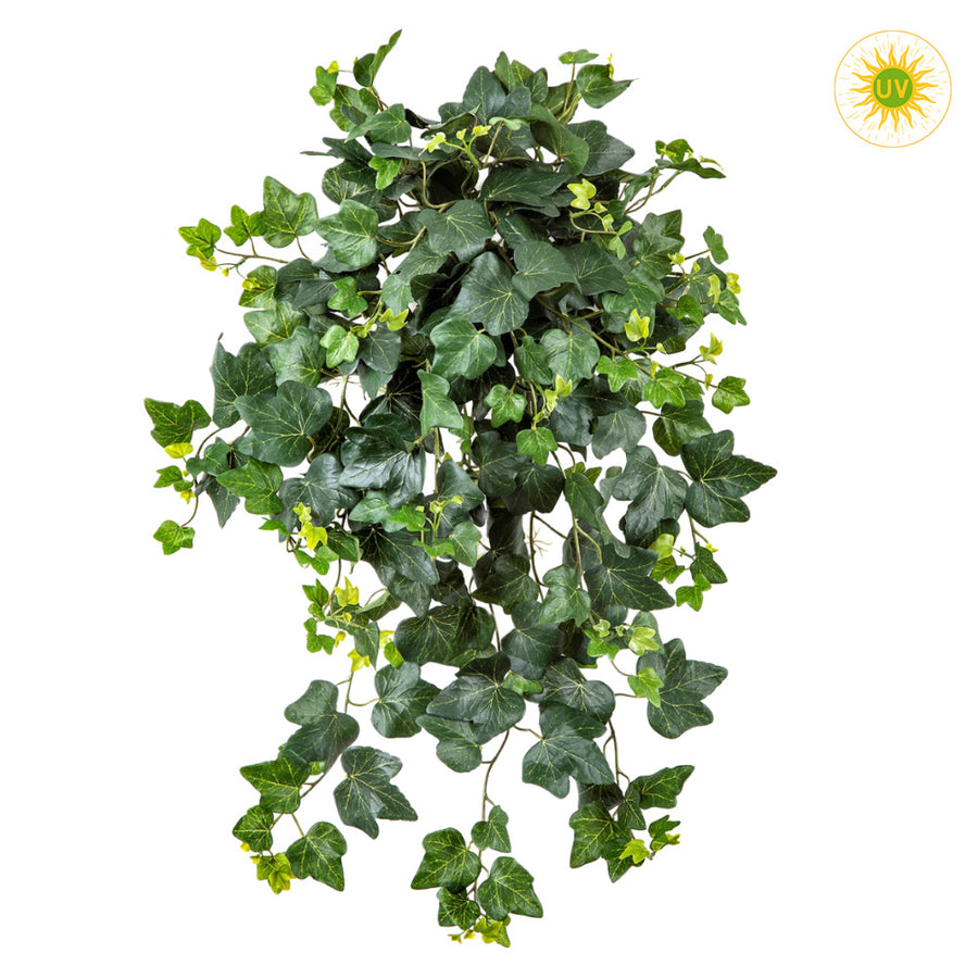 65 cm hosszú, UV-álló, élethű borostyán csüngő műnövény a Hedera kollekcióból.