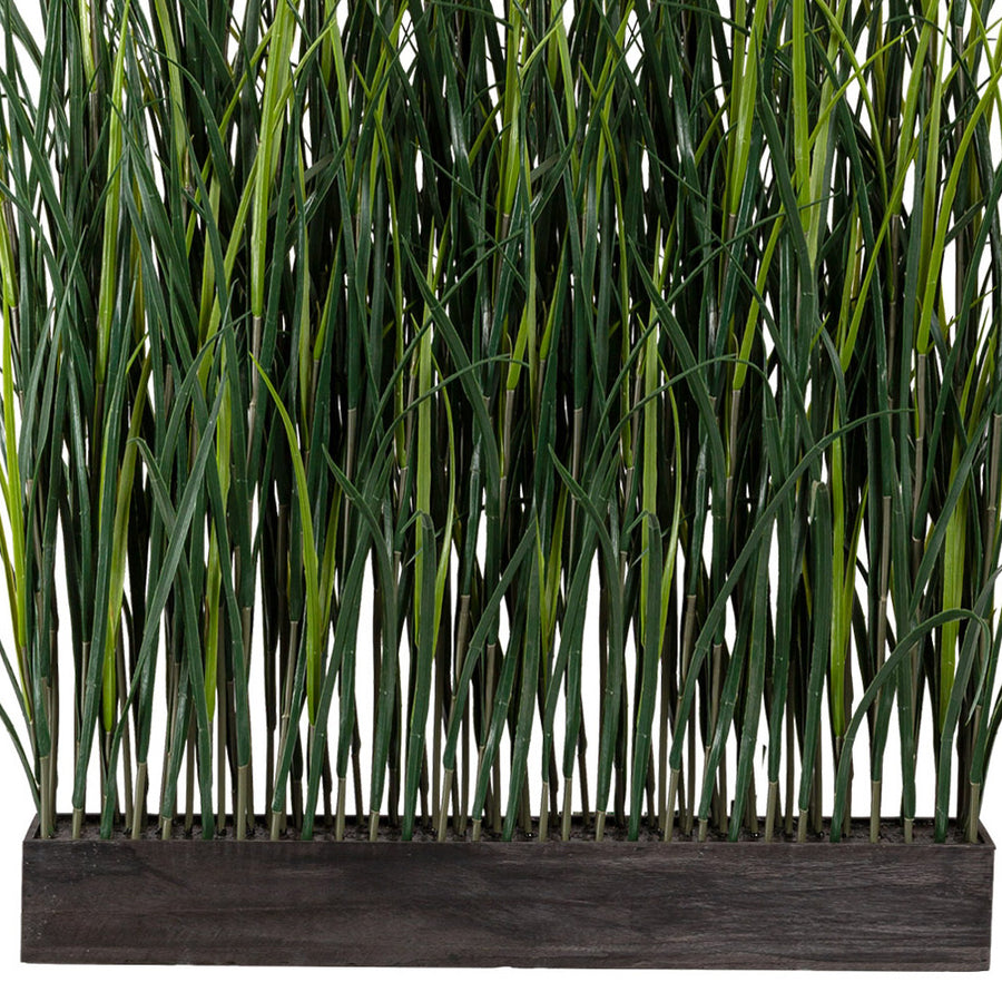 150 cm magas és 90 cm hosszú, élethű, mesterséges díszfű térelválasztó faládában