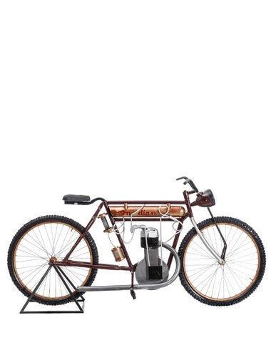 Vintage stílusú, dekorációs, élethű Indian motorkerékpár replika