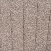 Kortárs stílusú, fekete színű fém étkezőszék bézs színű, poliészter kárpitozással