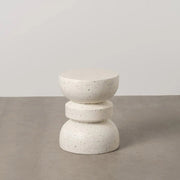 fehér terrazzo hatású lerakóasztal termékfotó 