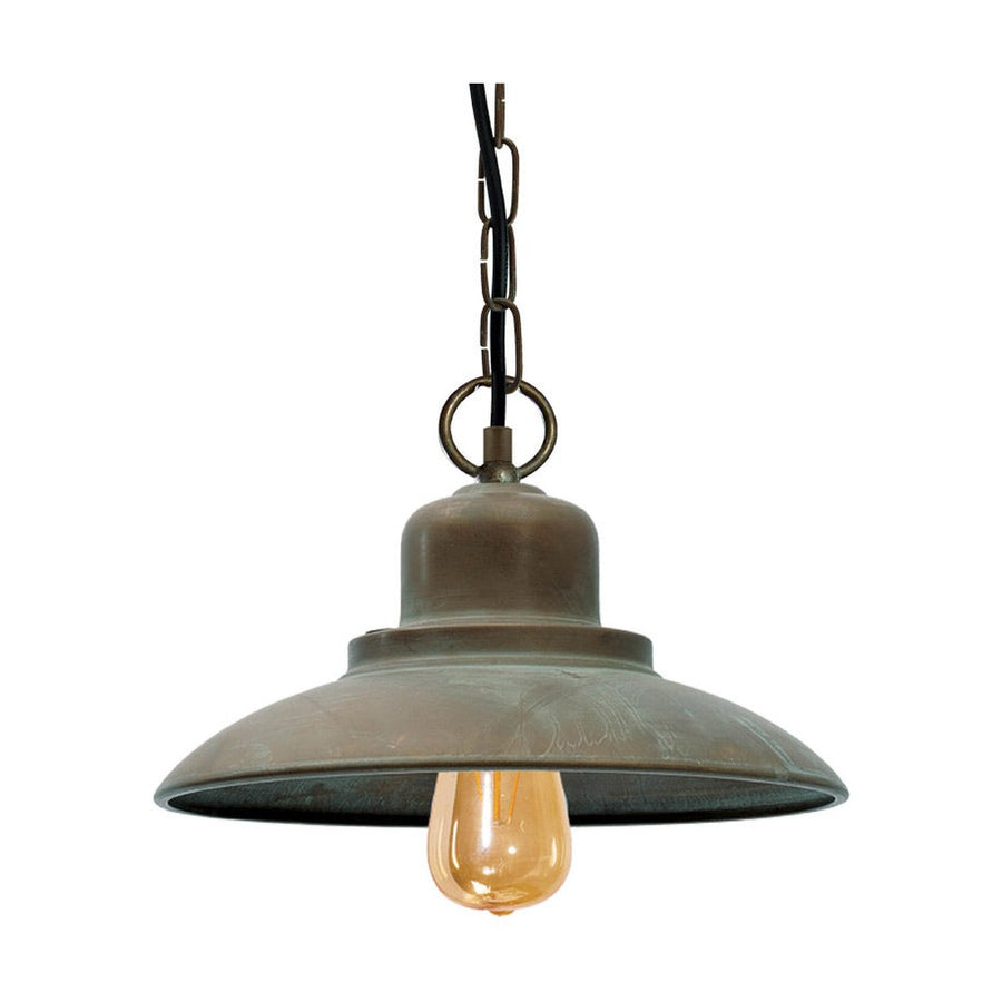 Loft stílusú, rézből készült függeszték lámpa