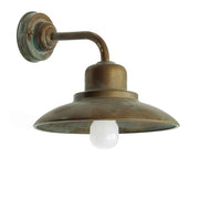 Loft stílusú, rézből készült falikar lámpa