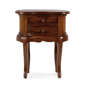 HERITAGE fiókos mahagónifa kisasztal 60 cm