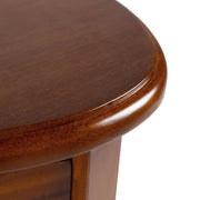 HERITAGE fiókos mahagónifa kisasztal 60 cm