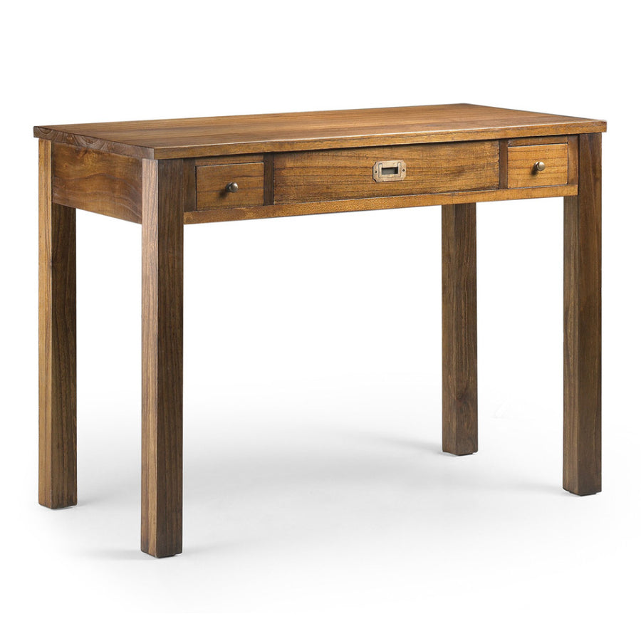 Loft stílusú, mindifából készült, tömörfa íróasztal