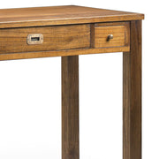 Loft stílusú, mindifából készült, tömörfa íróasztal