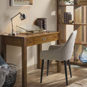 Loft stílusú, mindifából készült, tömörfa íróasztal