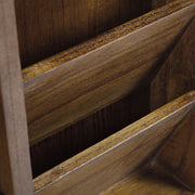 Loft stílusú, mindifából készült, kulcstartó szekrény levéltartó rekeszekkel 