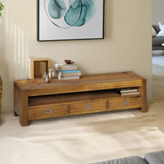 Loft stílusú, mindifából készült, kézműves TV szekrény 