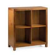 Loft stílusú, mindifából készült, kézműves moduláris könyvespolc elem