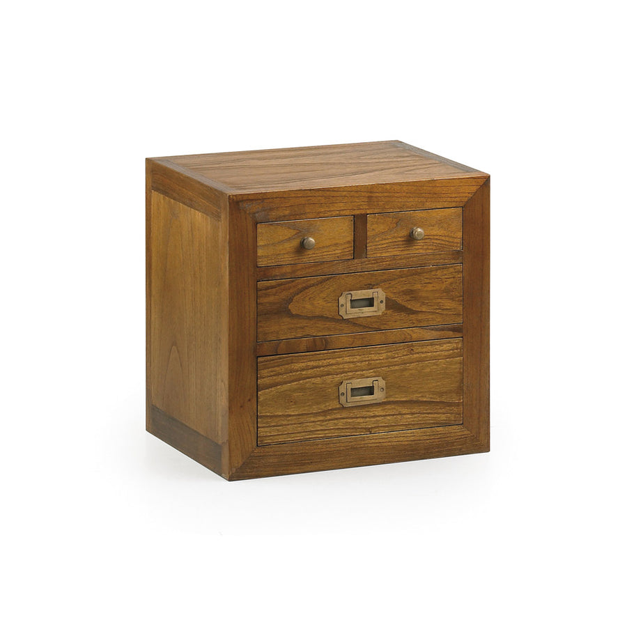 Loft stílusú, mindifából készült, kézműves, moduláris komód elem