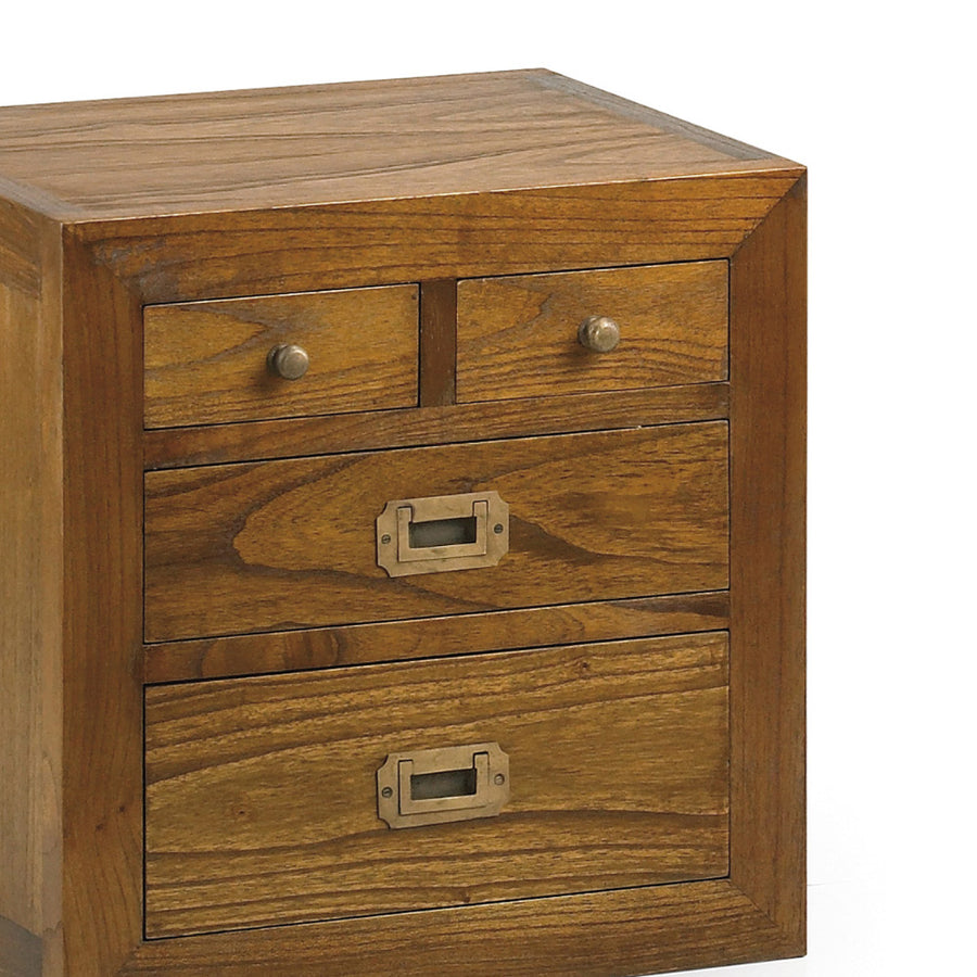 Loft stílusú, mindifából készült, kézműves, moduláris komód elem