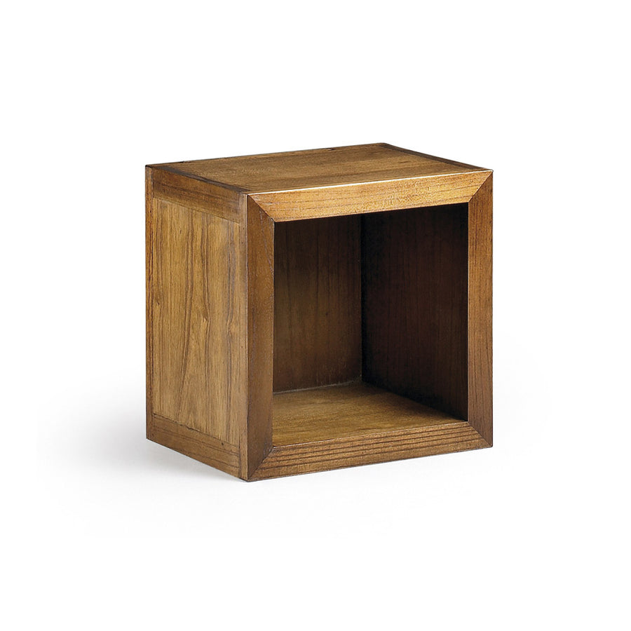 Loft stílusú, mindifából készült, kézműves, moduláris polcos elem