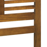 Loft stílusú, tömör mindifából készült, lécezett kivitelezésű, ágyvég.