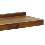 Loft stílusú, mindifából készült, natúr színű falipolc.