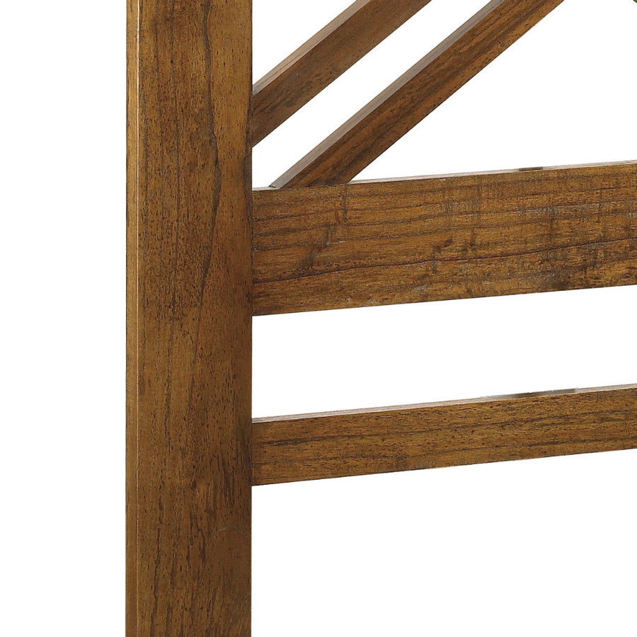 Loft stílusú, 100 hosszú, tömör mindifából készült, keresztrácsos kialakítású ágyvég