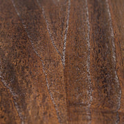 Modern-vidéki stílusú, tömör mindifából készült, kézműves dohányzóasztal 