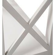 Tömör mindifából készült, modern-vidéki stílusú, kézműves könyvespolc