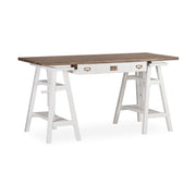 Állítható magasságú, tömör mindifából készült, kézműves íróasztal