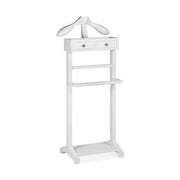 Modern-vidéki stílusú, mindifából készült, fehér színű kézműves szobainas