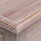 Siena tálalószekrény natúr mindifa felület – finoman meszelt textúra közelről