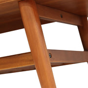 Mahagónifa felület és rácspolc részlete – Oporto kollekció