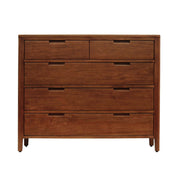 Oporto komód – elölnézet, két felső és három alsó fiókkal, mahagóni fa