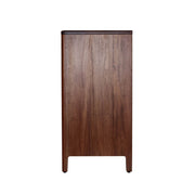 Oporto komód – oldalsó nézet, lakkozott mahagóni fa felület