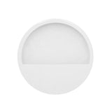 WALLY fényes fehér fiberstone fali kaspó Ø 30/40/50 cm