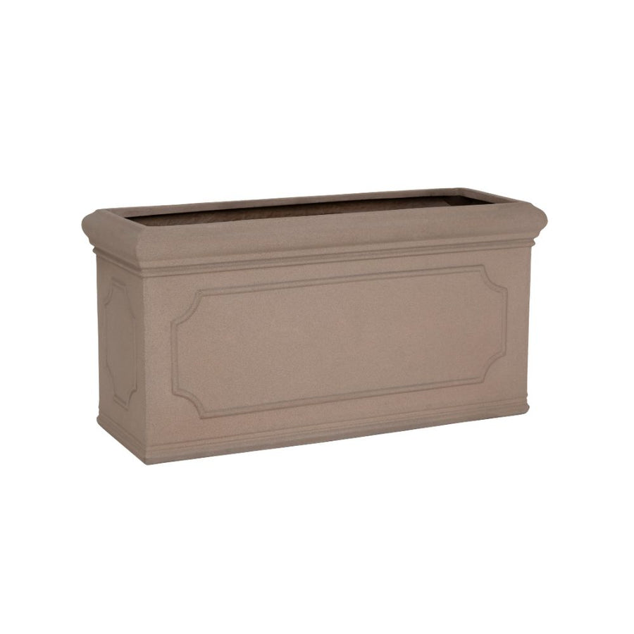 Heritage matt taupe fiberstone ültetőláda 80 × 30 × 40 cm