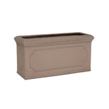 Heritage matt taupe fiberstone ültetőláda 80 × 30 × 40 cm