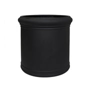 Heritage matt fekete hengeres fiberstone kaspó, 70 cm átmérővel és 69 cm magassággal