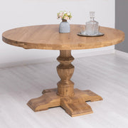 MAISON kerek tölgyfa étkezőasztal Ø 130 cm