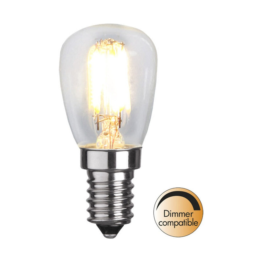 Víztiszta üvegű, meleg fehér fényű, dimmelhető LED izzó