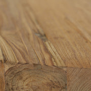 Vastag teakfa asztallap részlet – természetes textúra és fa struktúra