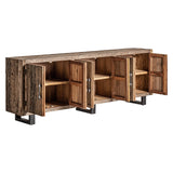 CARRIK natúr fenyőfa tálaló 253 cm