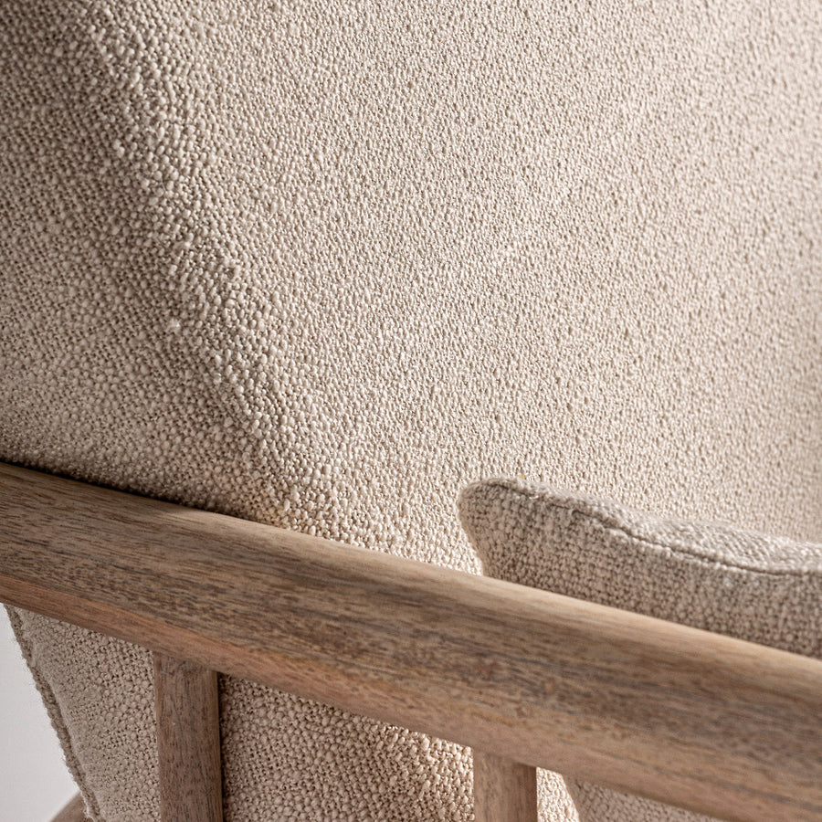 GREBIN natúr nyírfa fotel 81 cm