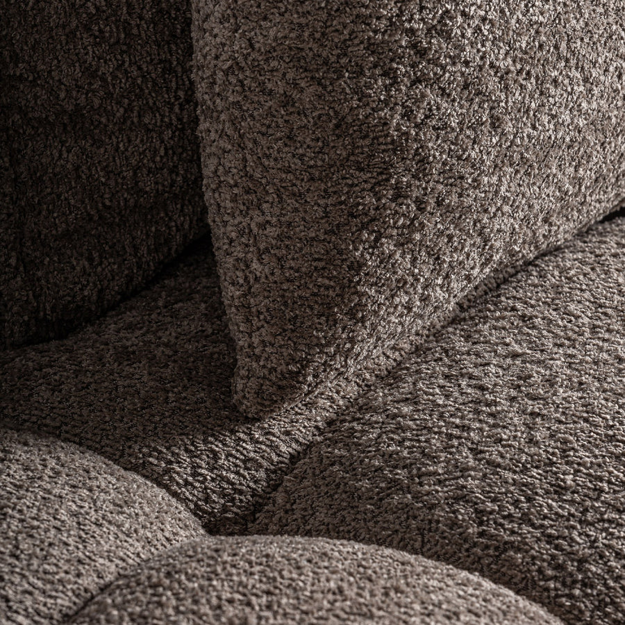 BARLIN szürkésbarna design kanapé 284 cm