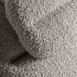 Plasztikus párnázottság közelről – Jacquard chaise longue anyagrészlet