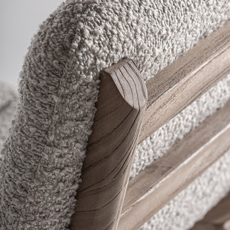 Jacquard szék hátoldali textúra és faerezett részlet makrófotón