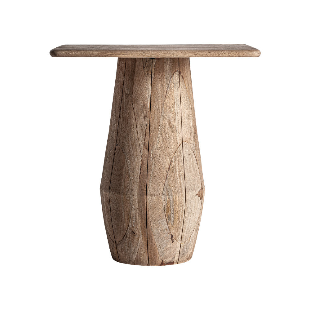 Natúr mangófa bárasztal elölnézetben – Jacquard kollekció