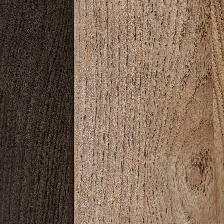 Tölgyfa felület textúrája – barna pácolt árnyalat, természetes erezet