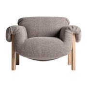 Hesse fotel elölnézet – ívelt, telt formavilág és bőséges ülőfelület