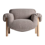 Hesse fotel elölnézet – ívelt, telt formavilág és bőséges ülőfelület