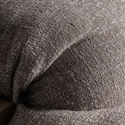 Ülőfelület közeli nézet – strukturált poliészter szövet és párnázás