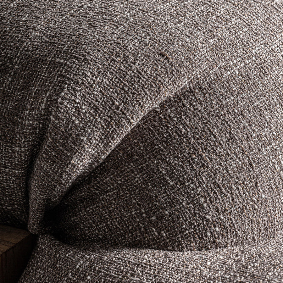 Ülőfelület közeli nézet – strukturált poliészter szövet és párnázás